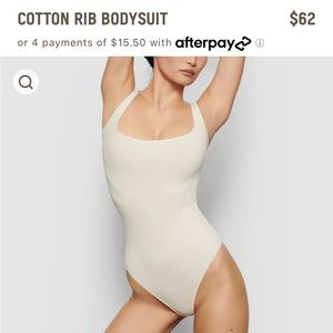 SKIMS Cotton Rib Bodysuit